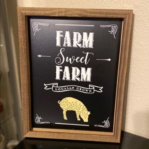 Farmhouse style chalkboard sign